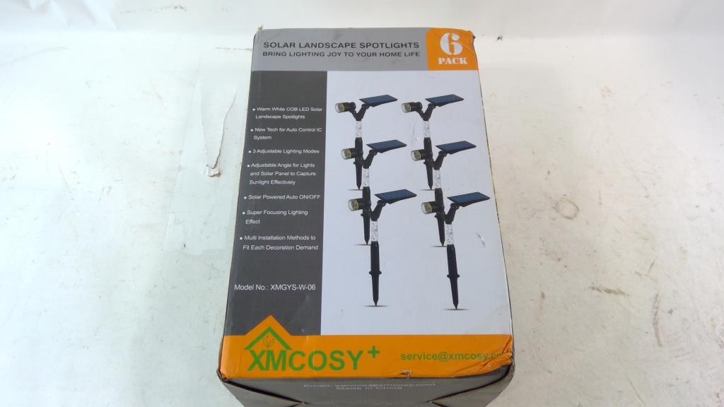 Solar Landscape Spotlights 6 Pack