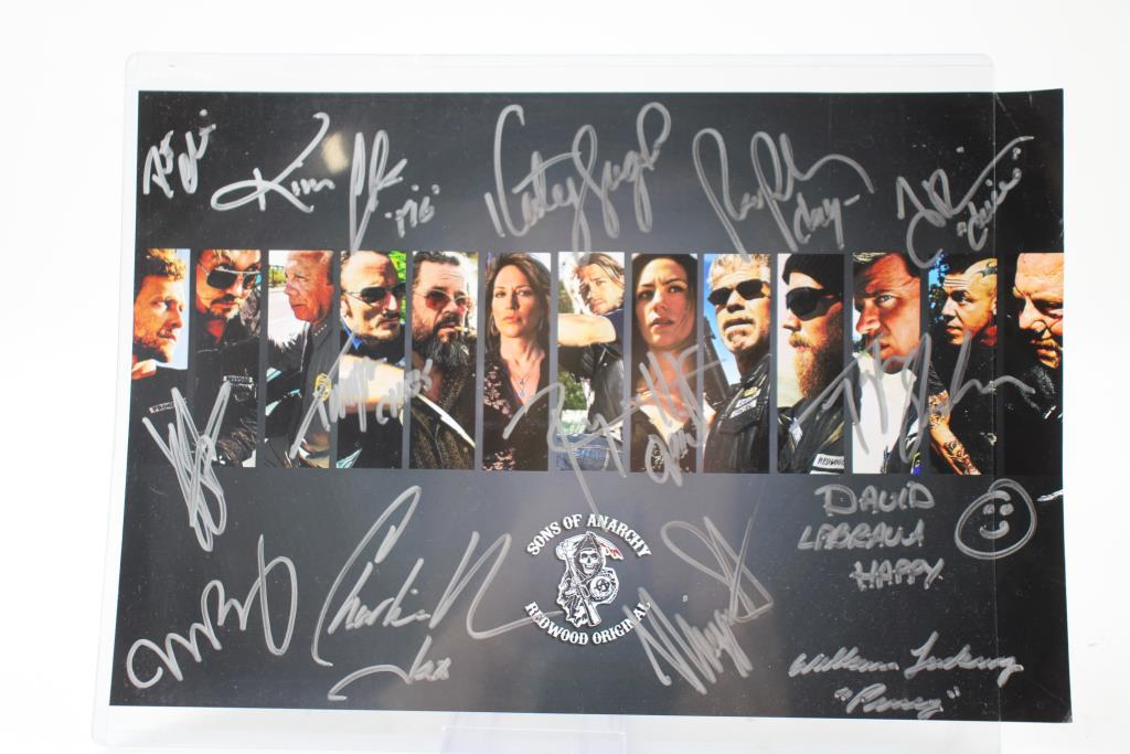 Sons Of Anarchy Autographed Photo