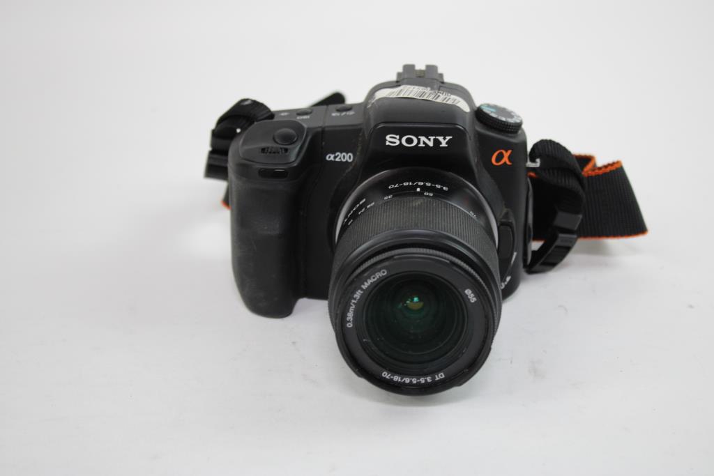 Sony Alpha A200 DSLR Camera