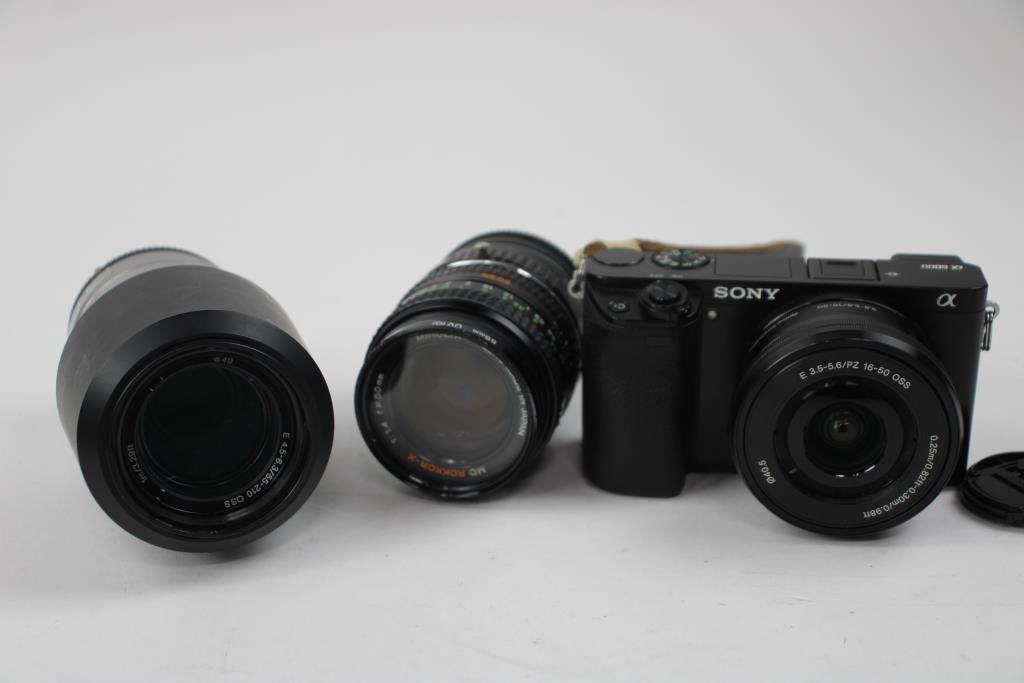 Sony Alpha APS-C Camera With Lens