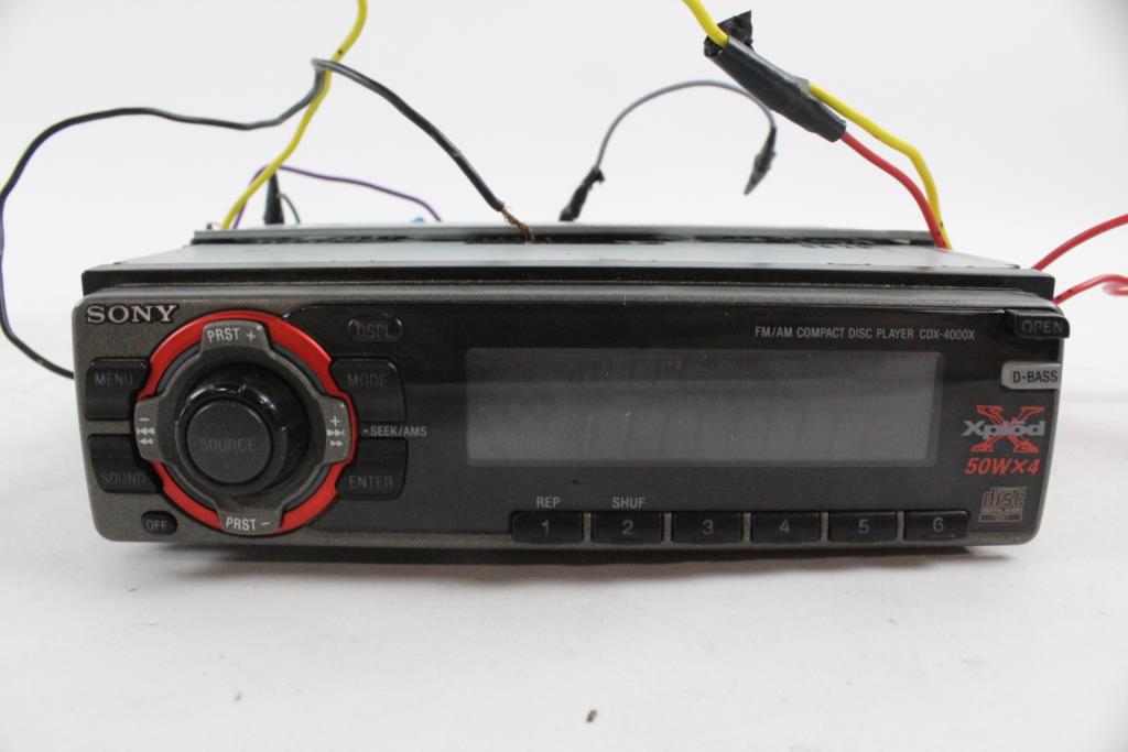 Sony Car Stereo Property Room