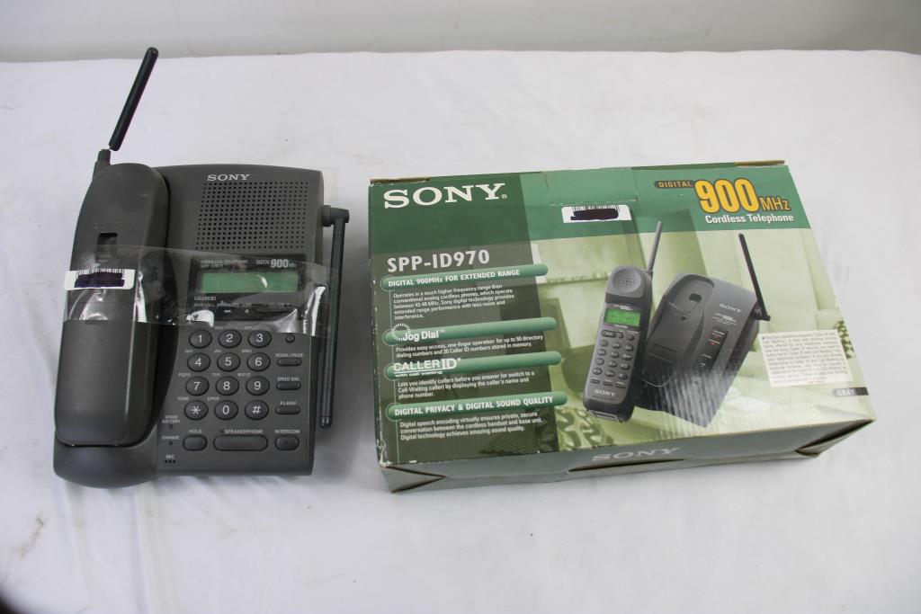 Sony Cordless Telephones, Sony Video Cassette/DVD Recorder, 3 Pieces
