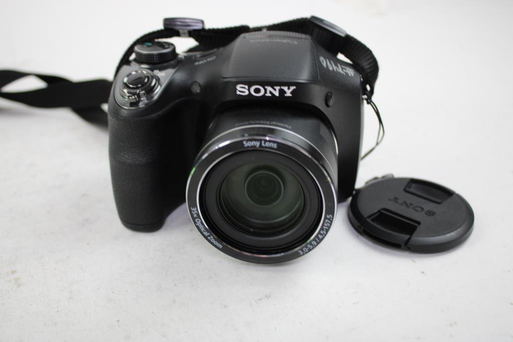 Sony Cyber-Shot Digital Camera In Bag