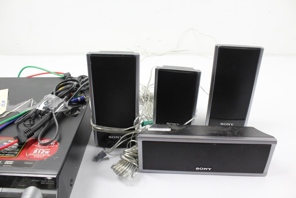 Sony DAVHDX275 DVD Home Theater, 5 Items Property Room