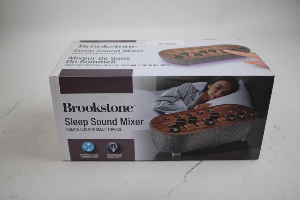 Sony Extra Bass Speaker, Retro Speaker, Brookstone Sleep Sound Mixer, 3 Pieces