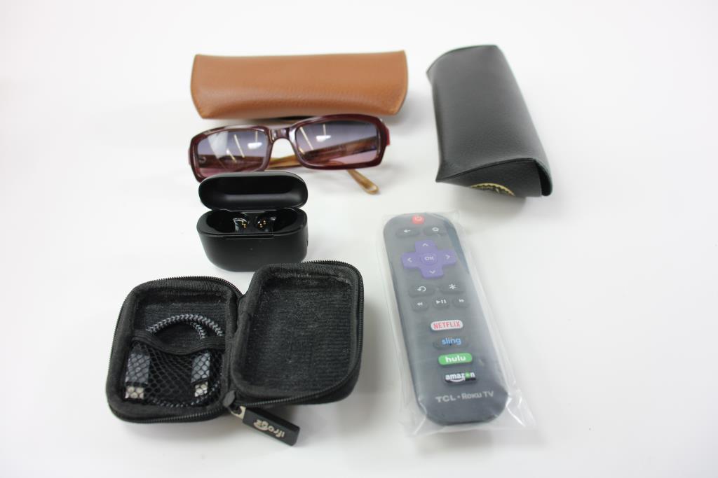Sony Headphones, TCL Roku Tv Remote, Chargers And More 8+ Pieces