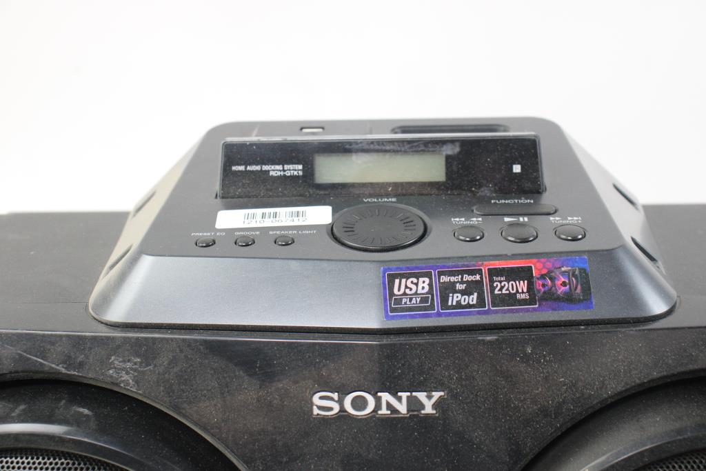 Sony Home Audio Docking System Property Room