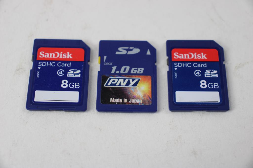 Sony Memory Stick Pro Duo, With SD Cards, 5 Pieces