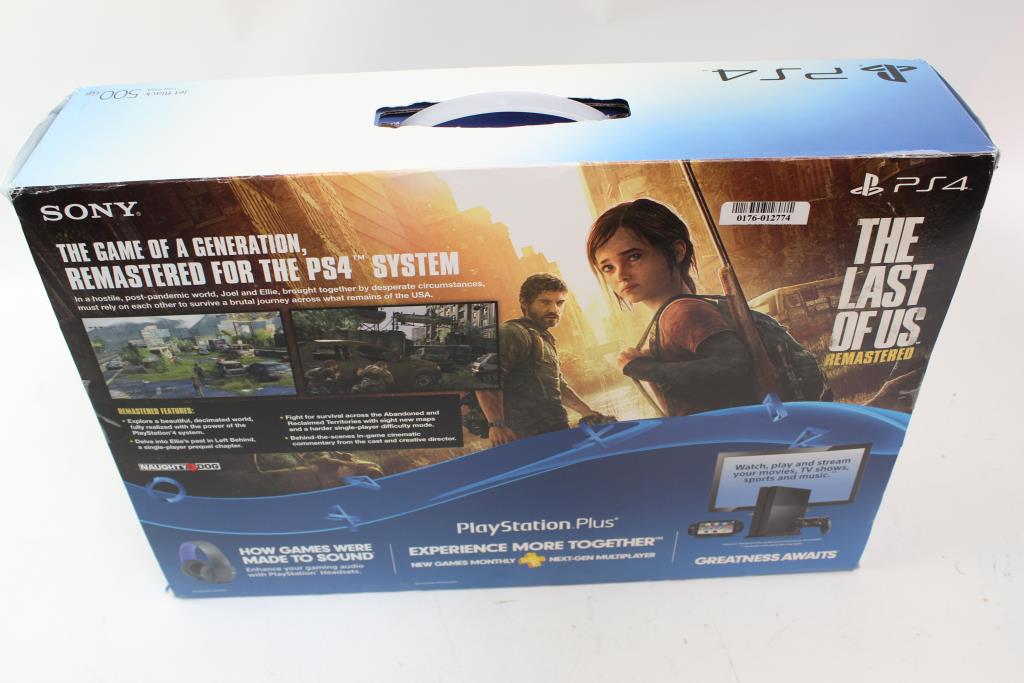 Sony Playstation 4 500GB The Last Of Us Remastered Bundle Property Room