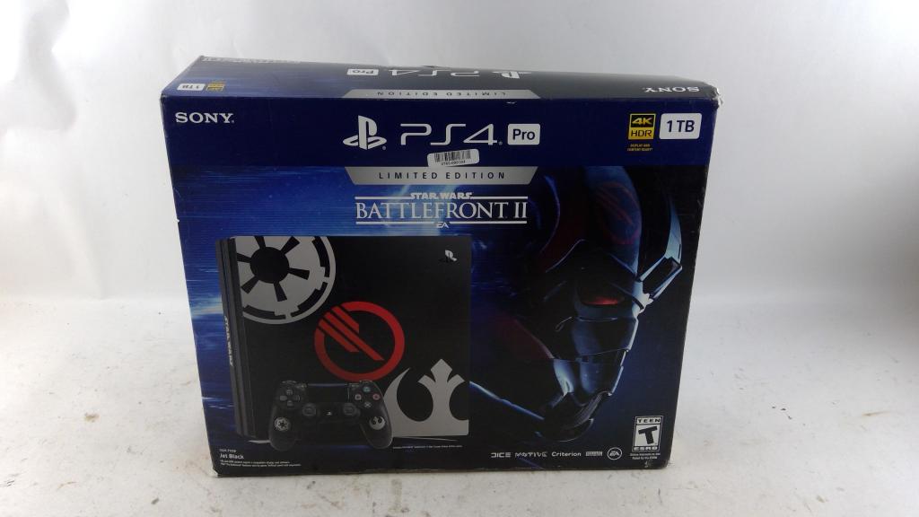 Sony PlayStation 4 Pro, Limited Edition Star Wars Battle Front 2