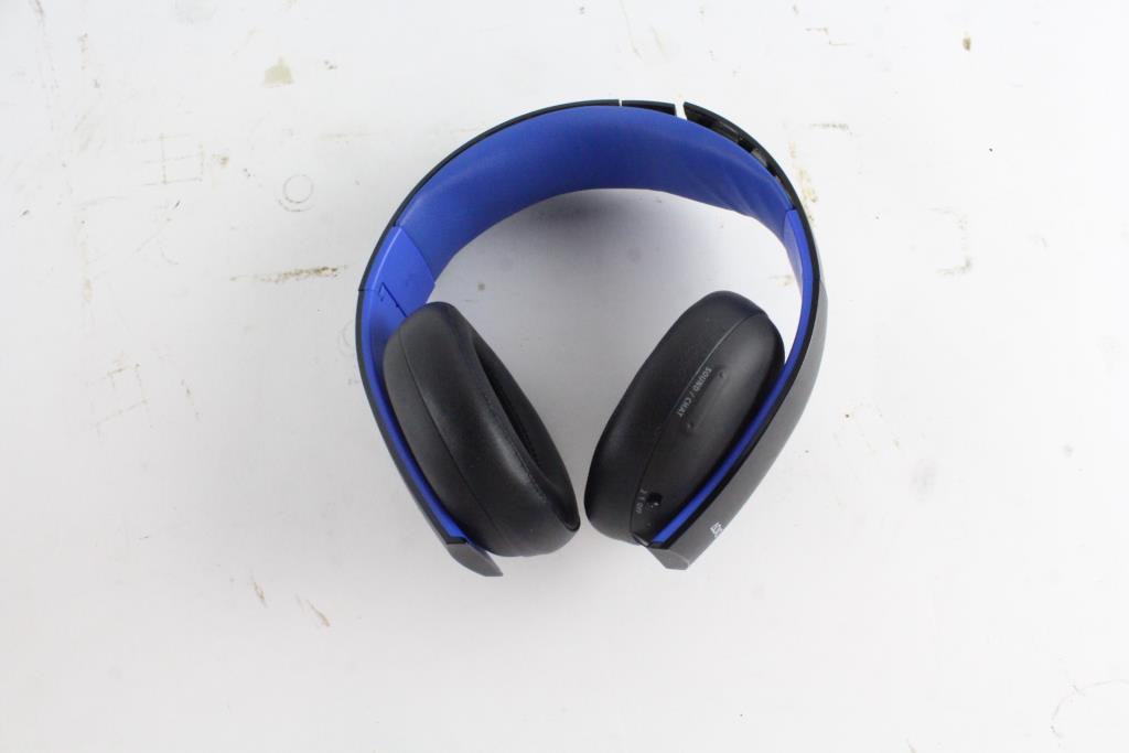 Sony Playstation Gold Wireless Headphones Property Room