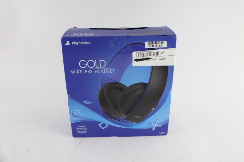 Sony Playstation Gold Wireless Headset Property Room