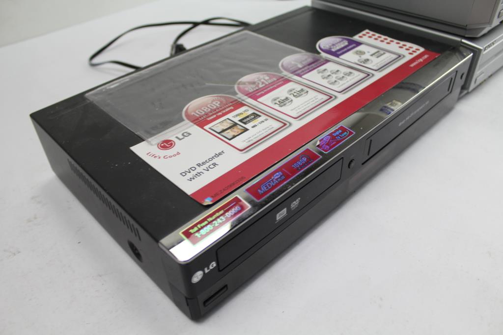 Sony SLVD370P DVD/VHS Combo Players & More, 4 Items Property Room