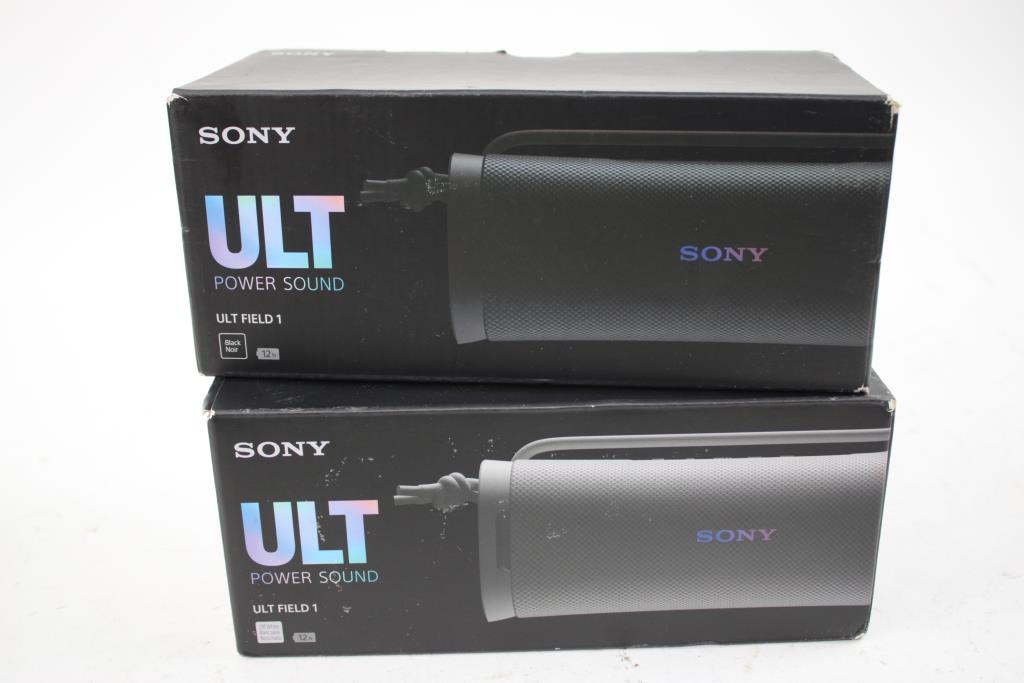 Sony ULT Field 1 Power Sound Bluetooth Speakers, 2 Pieces