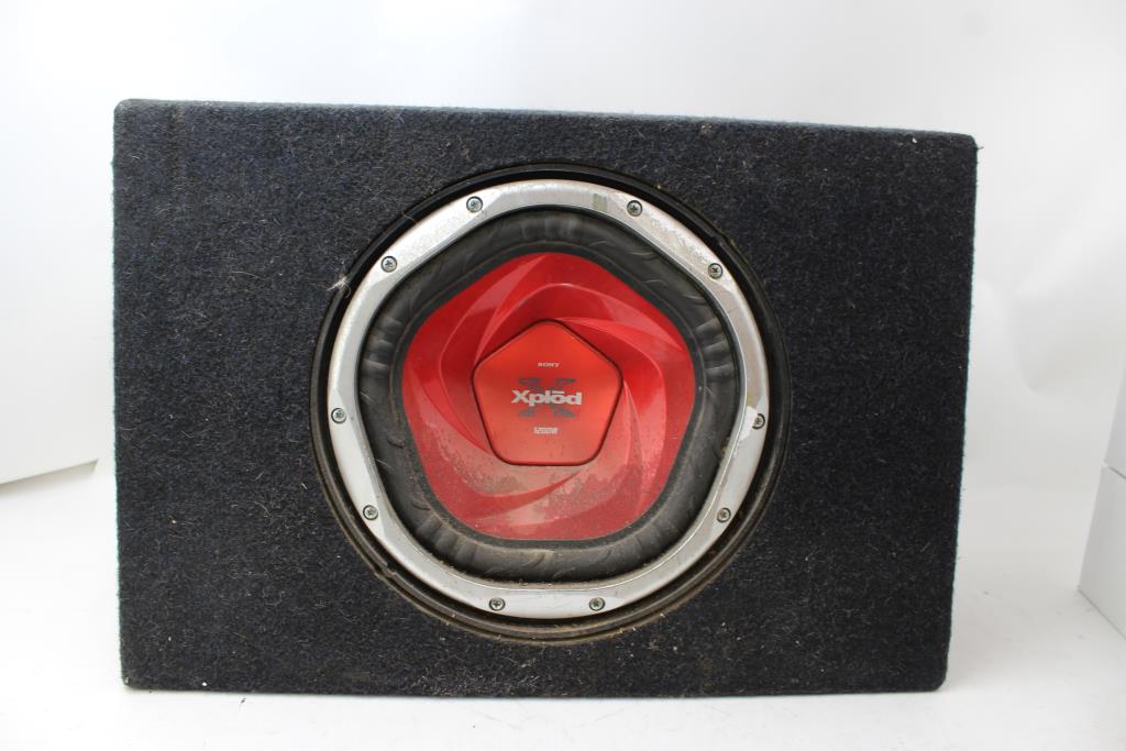 Sony XPlod 1200W Car Speaker And Speakerbox Property Room