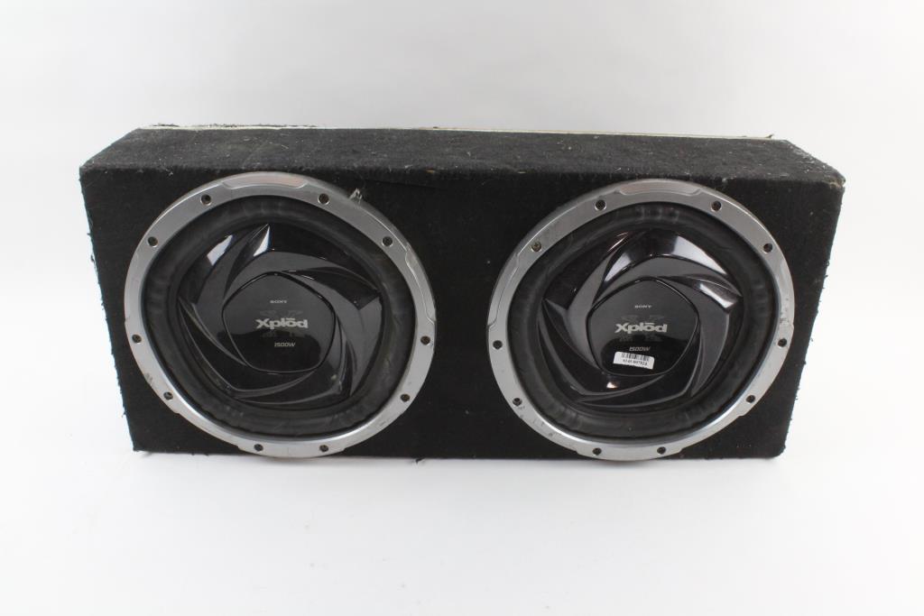 subwoofer auto sony xplod