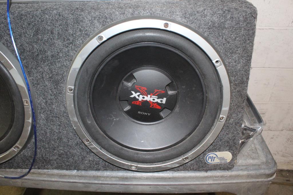 Sony Xplod Subwoofers With Boss Amplifier Property Room