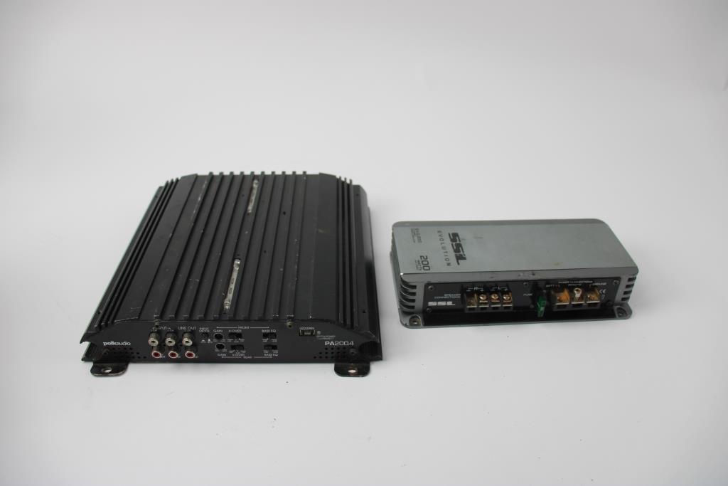 Sound Storm Laboratories EV2.200, And Polk Audio PA200.4 Amplifiers