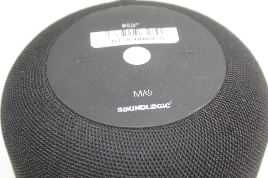 soundlogic diamond wireless speaker with fabric grill
