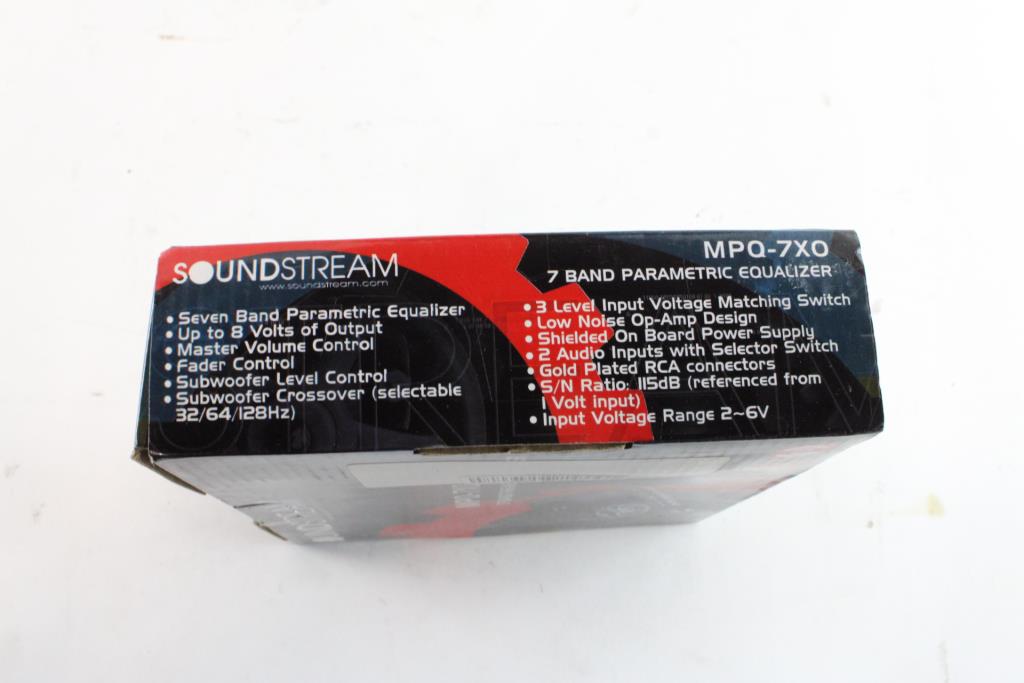 Soundstream MPQ7XO Equalizer Property Room