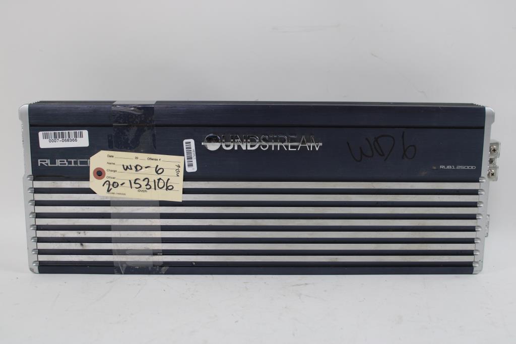 Soundstream Rubicon Series Monoblock Class D Car Amplifier Property Room