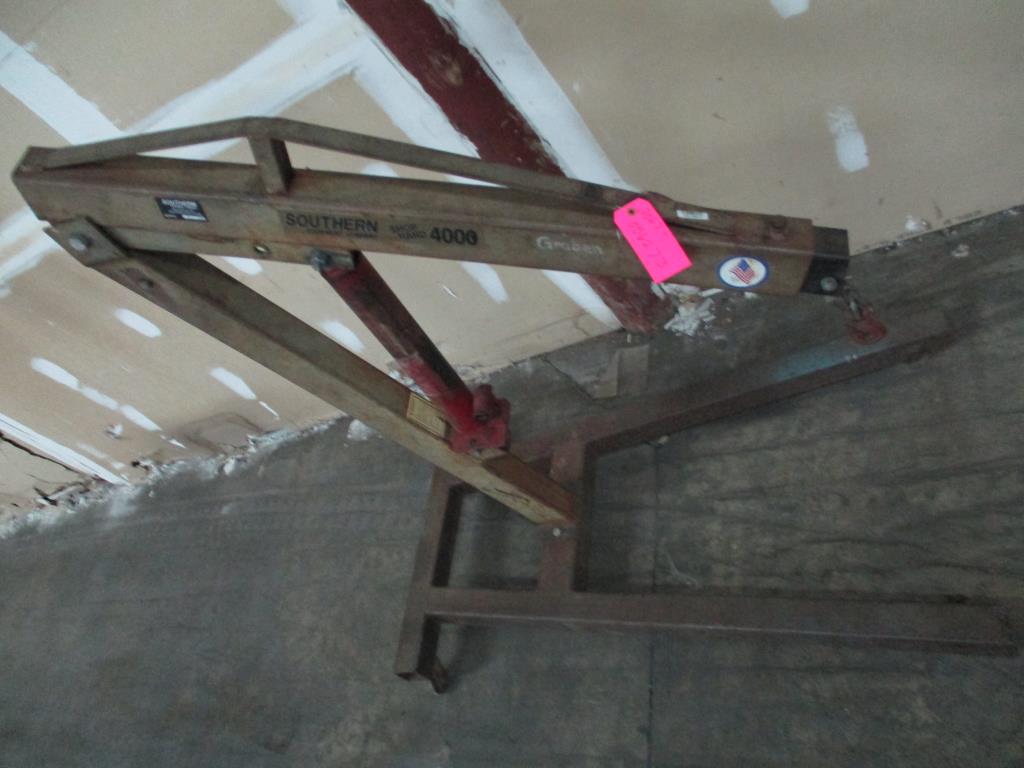 Southern Equipment Company Engine Lift Property Room