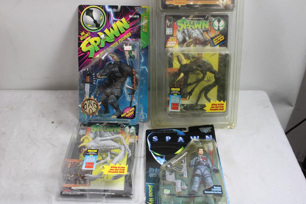 Spawn And Star Wars Collectibles Lot, 8 Pieces