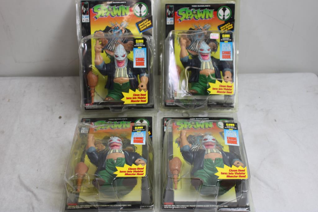 Spawn Clown Posable Action Figure - 4 Pieces