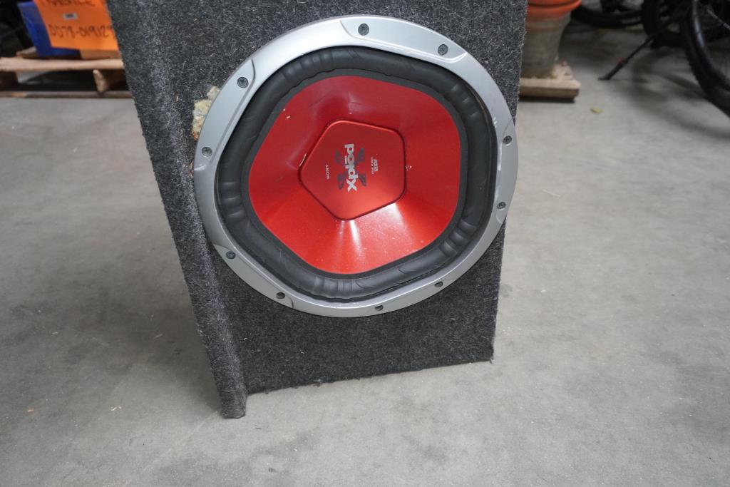Speakerbox With Sony Xplod Speakers Property Room