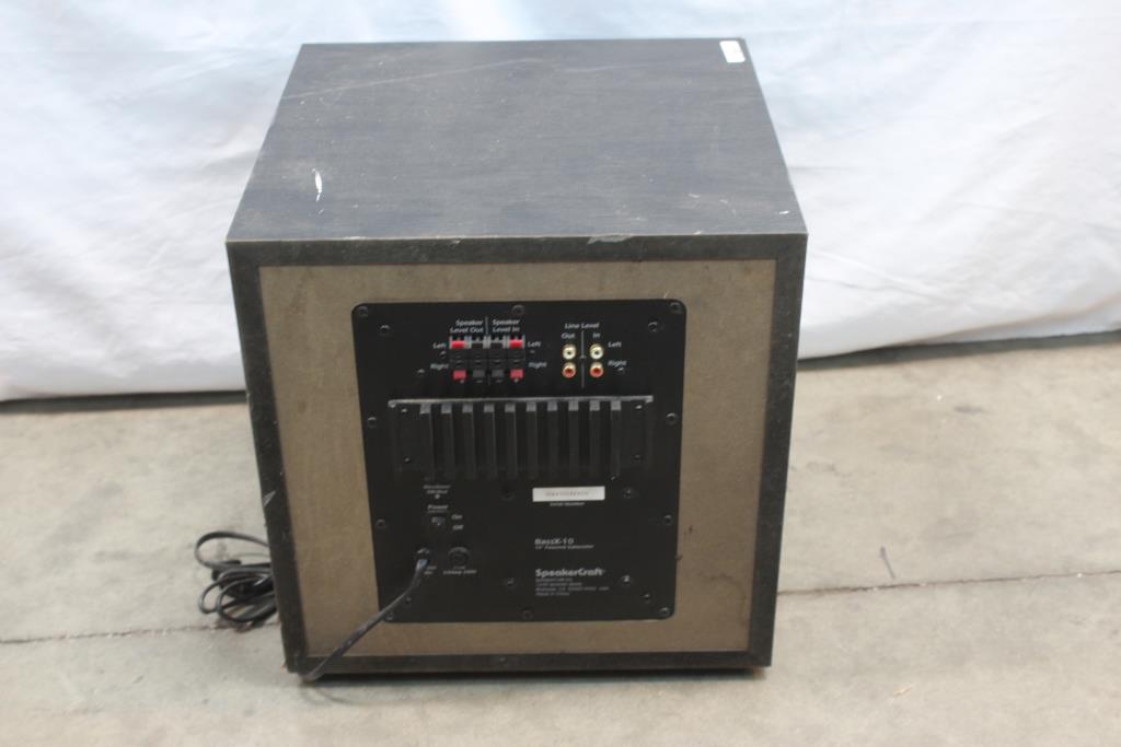 Speakercraft BassX10 Speaker Property Room
