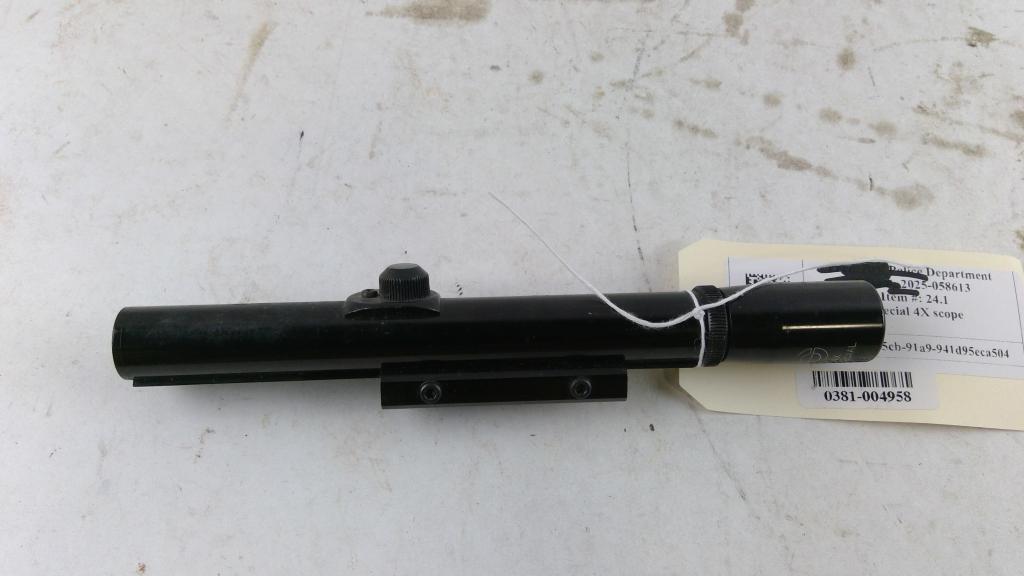 Special 4x Rifle Scope