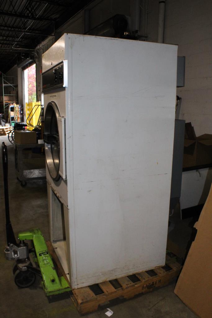 Speed Queen Commercial Dryer On Metal Stand Property Room
