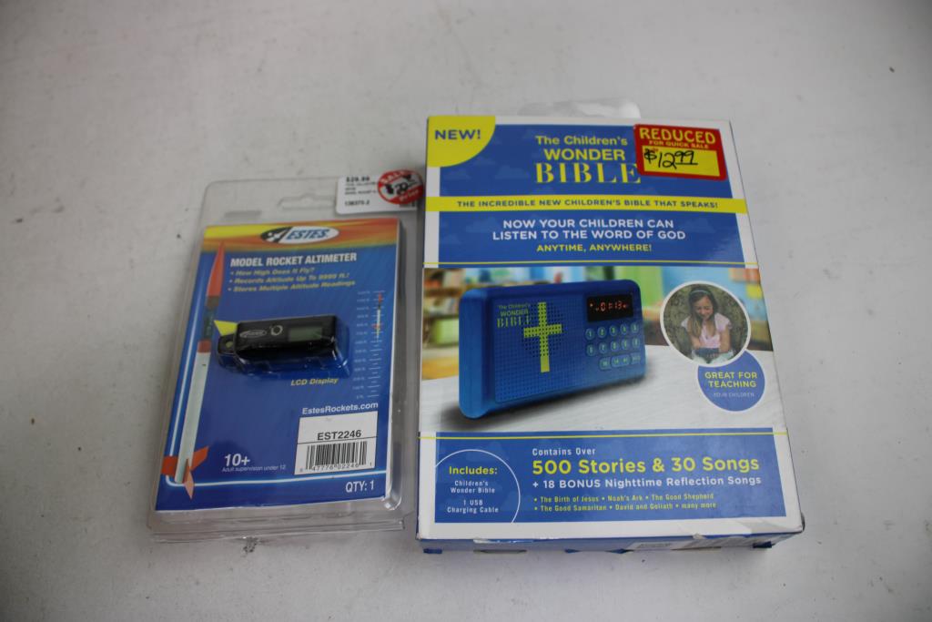 Sphero Edu SPRK+ Coding Robot, Wonder Bible, Model Rocket Altimeter, 3 Pieces