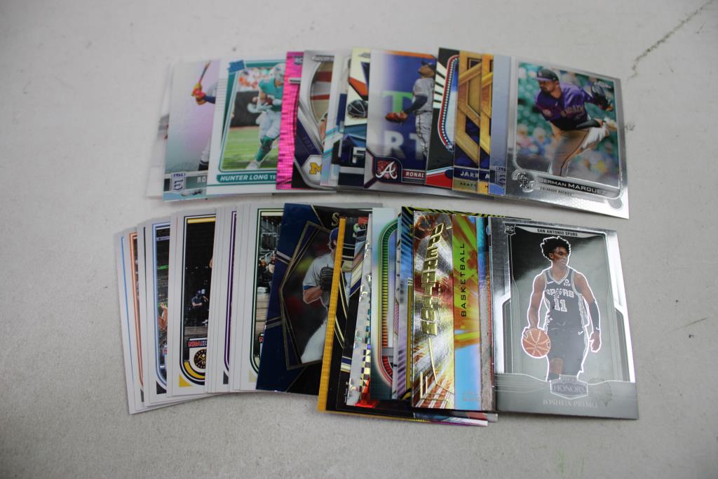 Sports Trading Card Lot, 30+ Cards