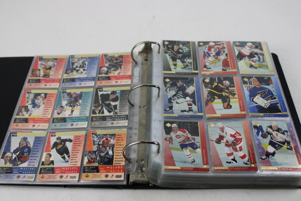 Sports Trading Cards, Pinacle, Upper Deck, Topps