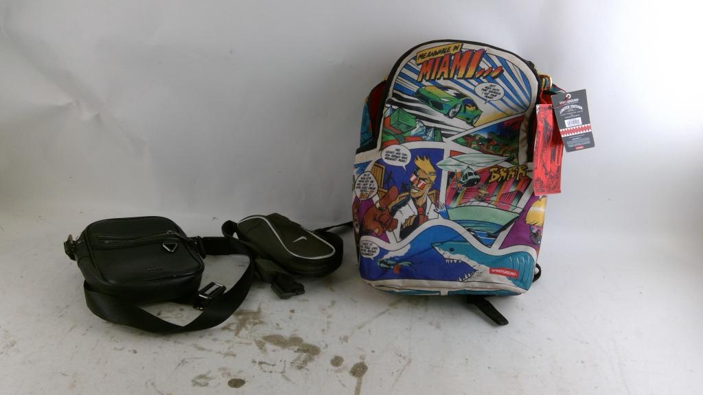 Spraygrounds Backpack And More 3 Pieces