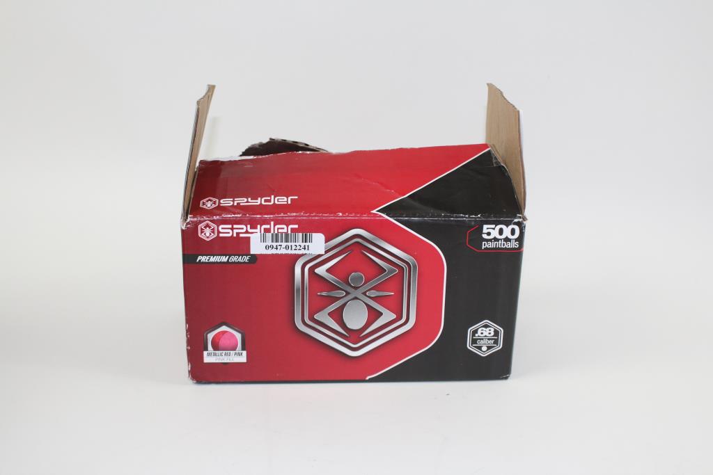 Paquet De 500 Billes De Paintball Draxus – Rouge Et Rose – 68 Cal – Neuf