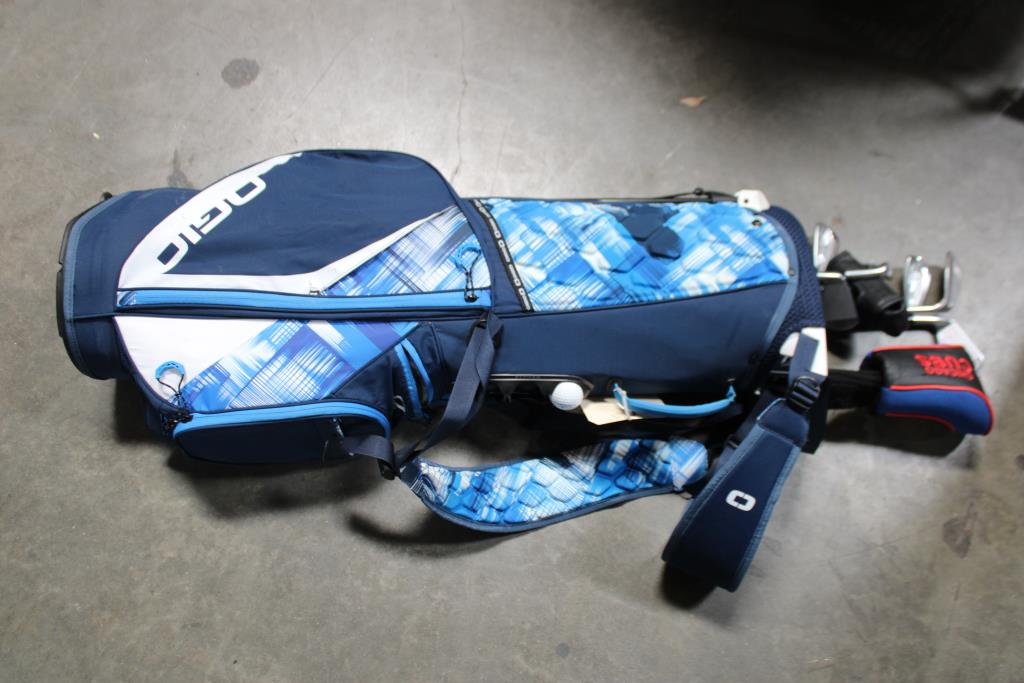 Srixon ZX5 MKII Irons, Raider System-One Wedge, And More In Golf Bag, 8 Pieces