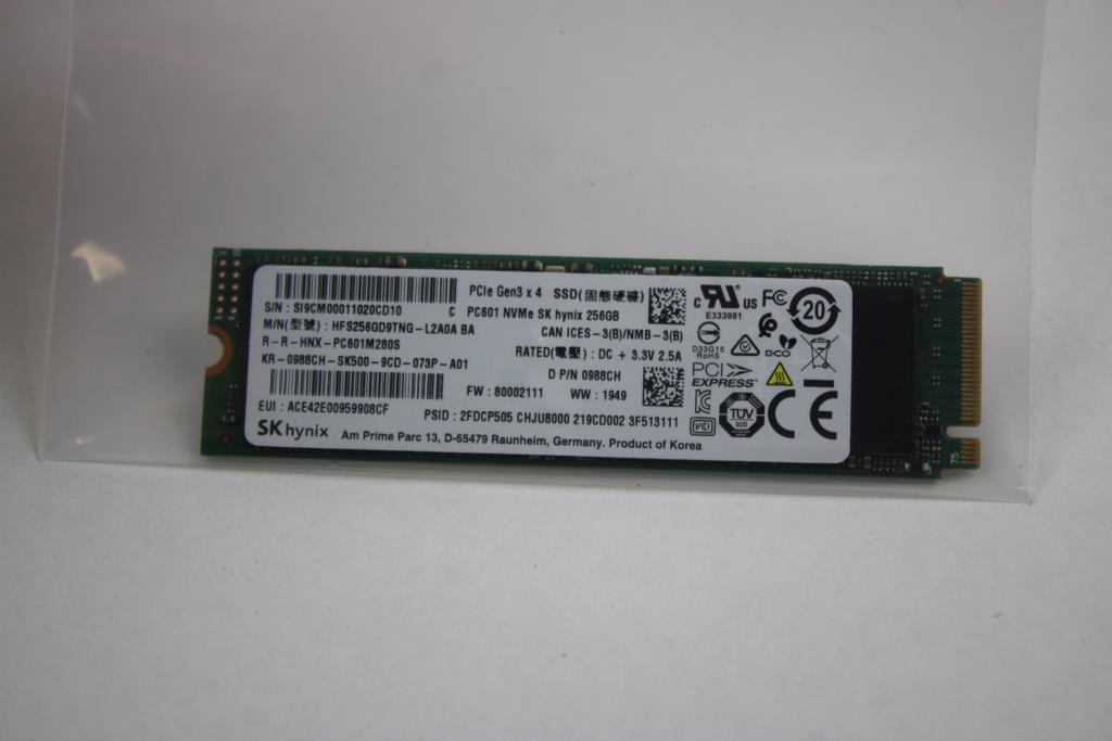 SSD 256 GB Ple Gen 3x4