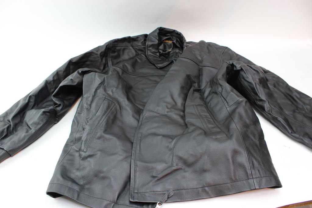 St Johns Bay Leather Jacket Size 3xl Property Room