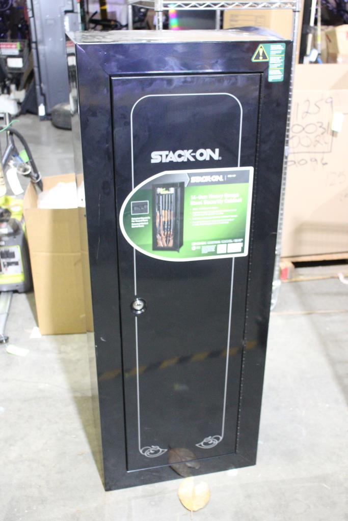 StackOn 14 Gun Security Black Property Room