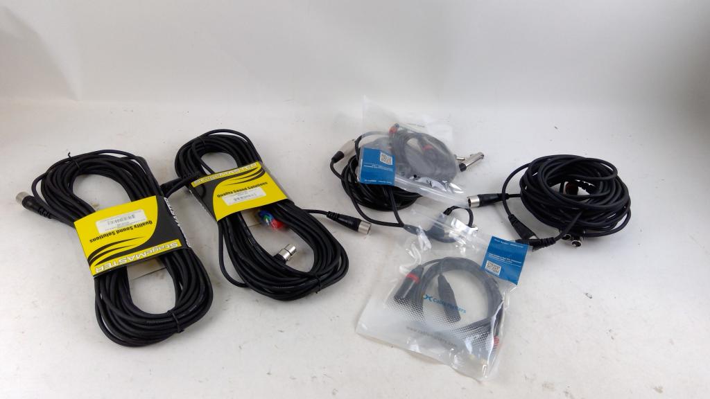 Stagemaster Quality Sound Solutions XLR Cable And More 5+ Pieces