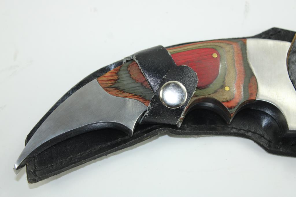 Stainless Pakistan Curved Knife Approx. 12.5" Property Room