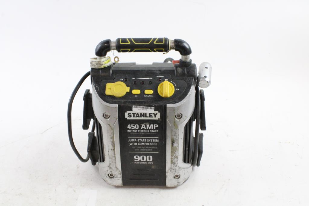 Stanley 450Amp JumpStart System With Compressor Property Room