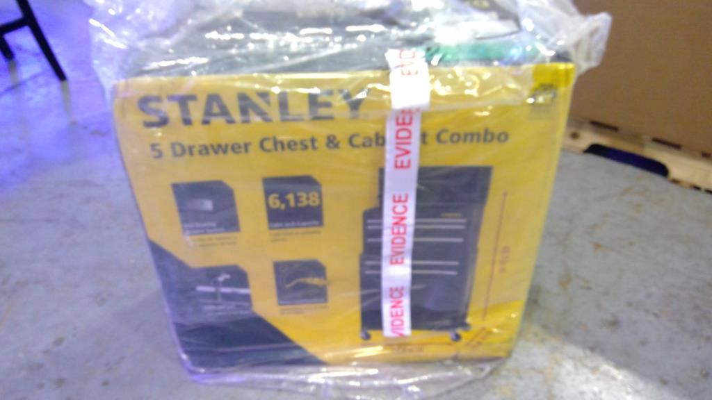 Stanley 5 Drawer Chest & Cabnet Combo | Property Room