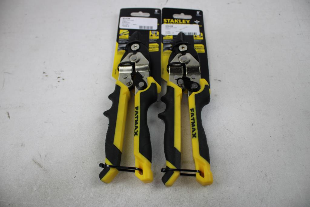 Stanley Duct Notcher Tool, Snips, 3 Pieces