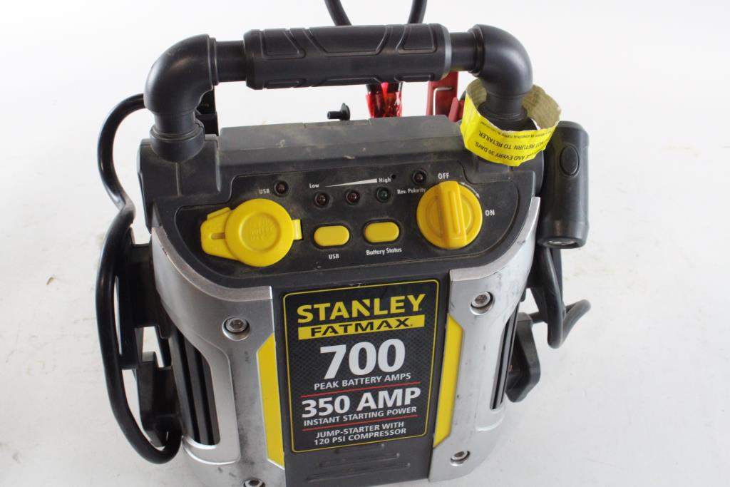 Stanley Jump Starter With Compressor Property Room