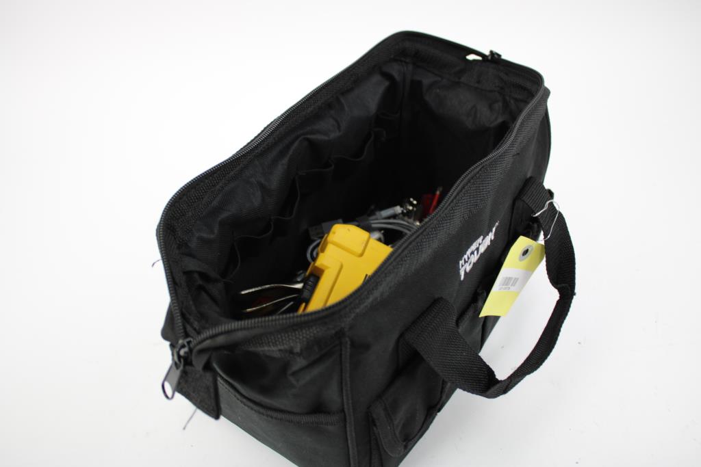 Stanley Pliers, PT Power Work Light, Dewalt Drill Bits, And More In Hyper Tough Tool Bag