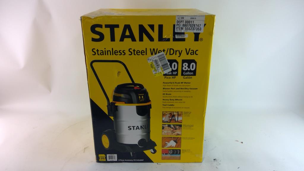 Stanley Stainless Steel Wet/Dry Vac Property Room