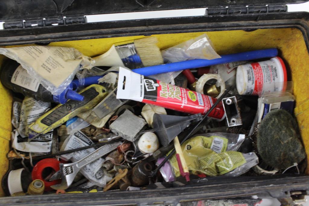 Stanley Tool Box, SharkBite Crimping Tool, Husky Pipe Wrench And More Property Room